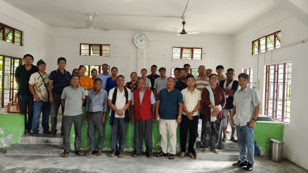 Representatives of civil society organisations and local stakeholders gathered at the Merapani Village Council Hall during the joint consultative meeting on October 6.
